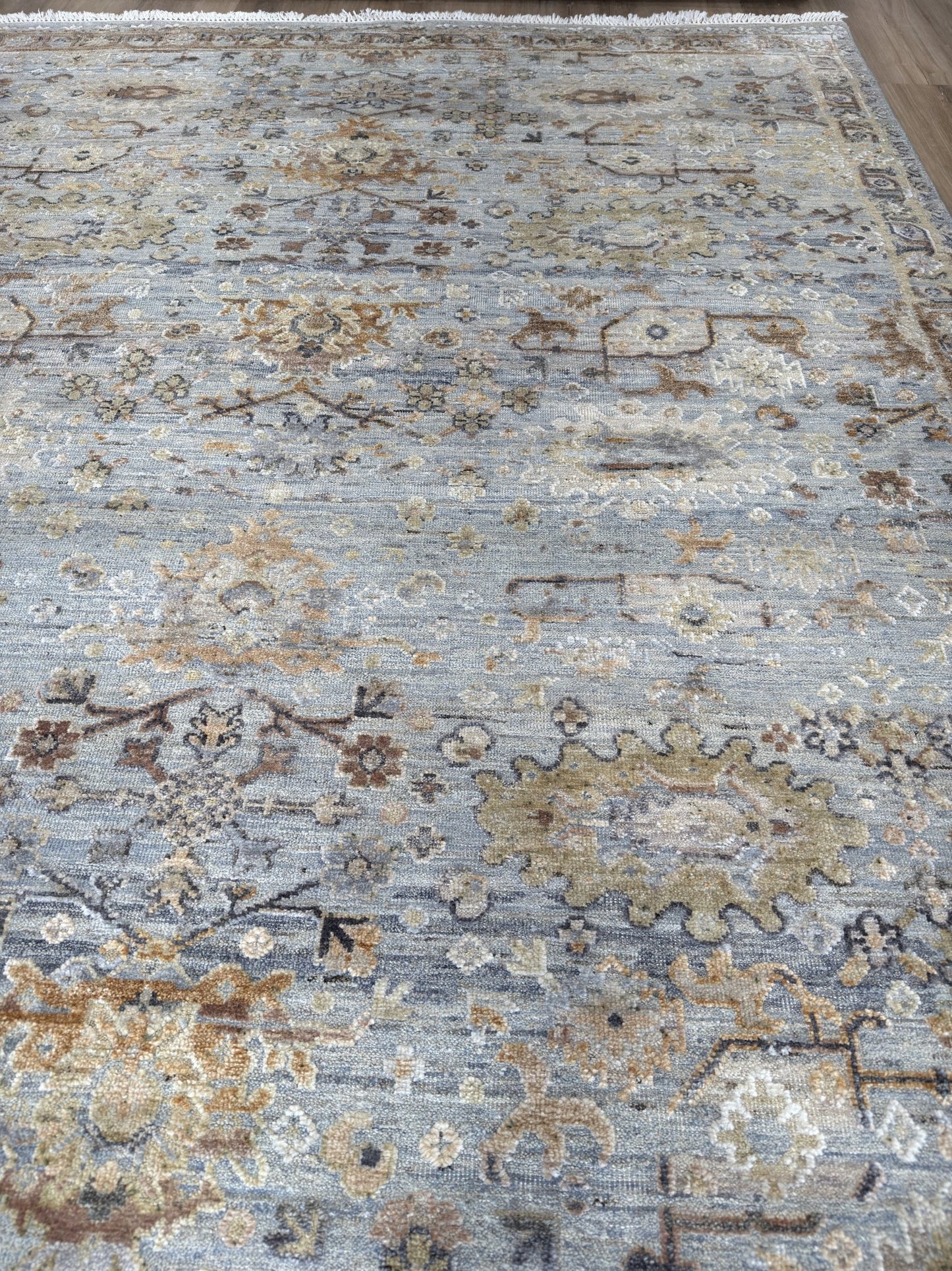 Vintage Look Oushak 12'1"x15'2" Area Rug