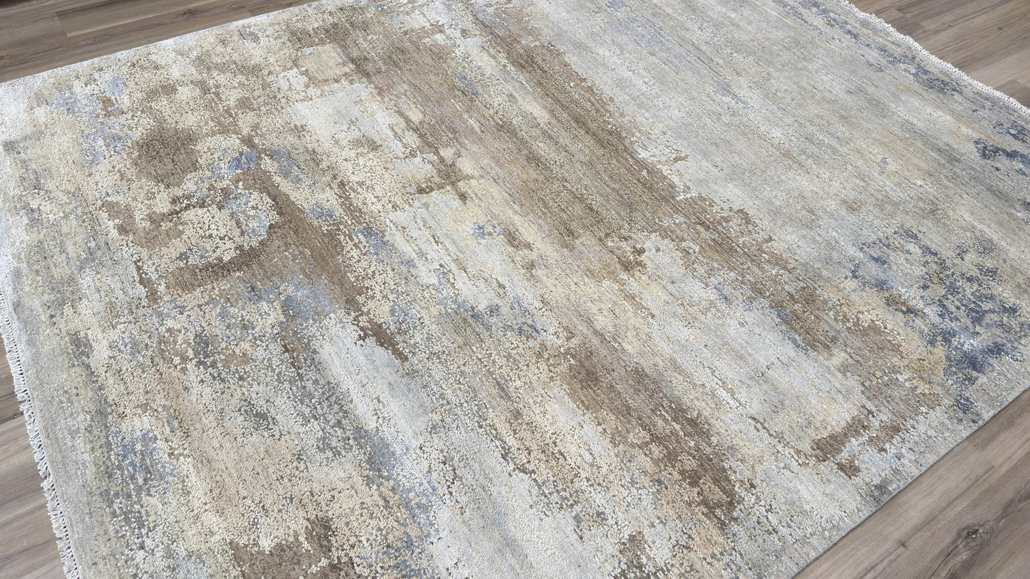 Abstract Modern 8'1"x10'2" Area Rug