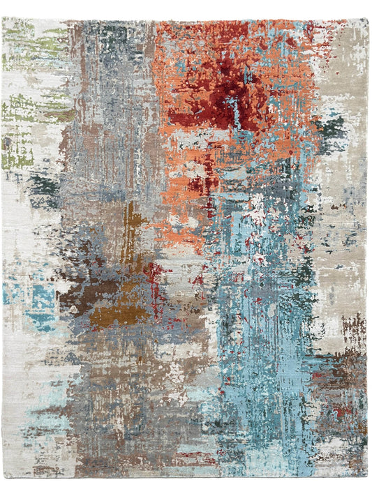 Abstract Modern 8'1"x10'0" Area Rug