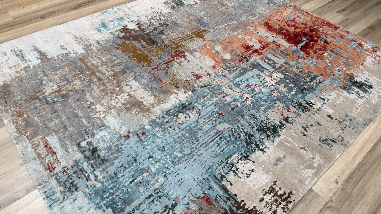 Abstract Modern 8'1"x10'0" Area Rug