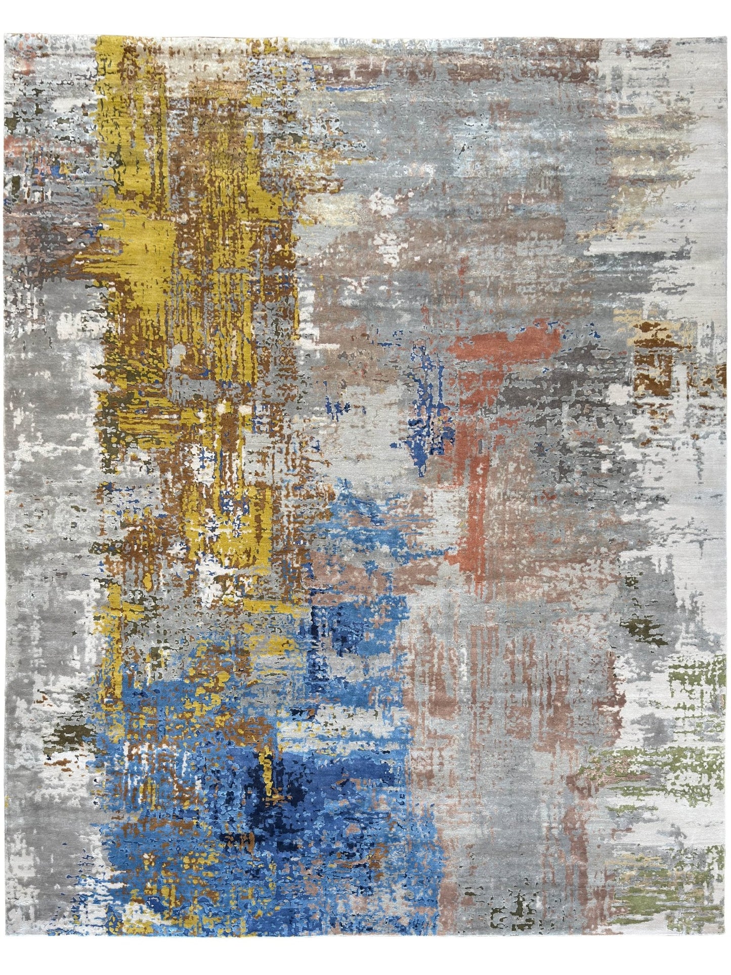 Abstract Modern 12'0"x15'1" Area Rug