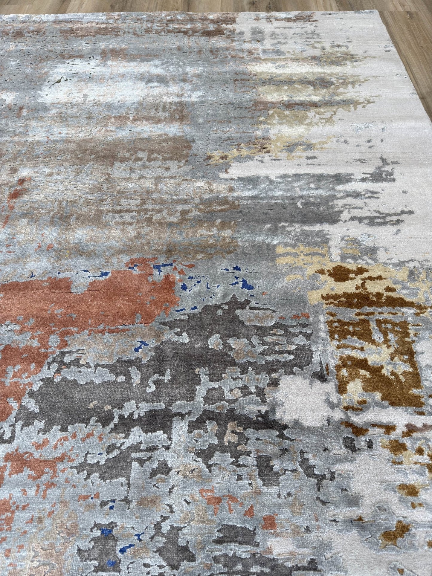 Abstract Modern 12'0"x15'1" Area Rug