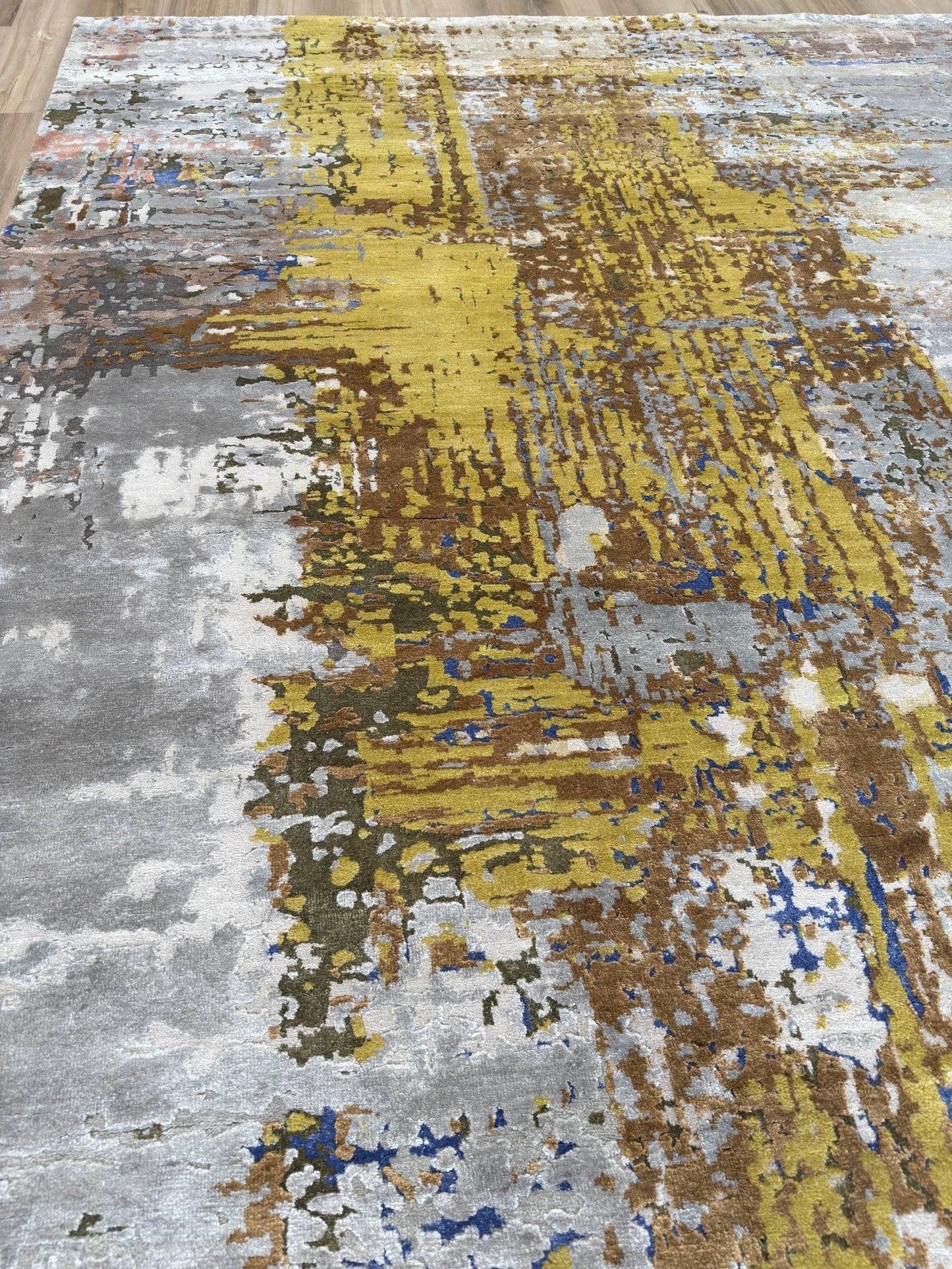 Abstract Modern 12'0"x15'1" Area Rug