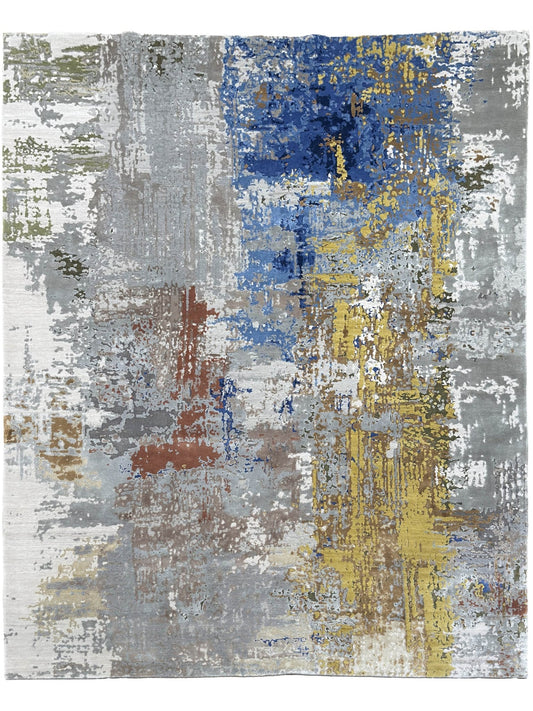 Abstract Modern 8'2"x10'0" Area Rug