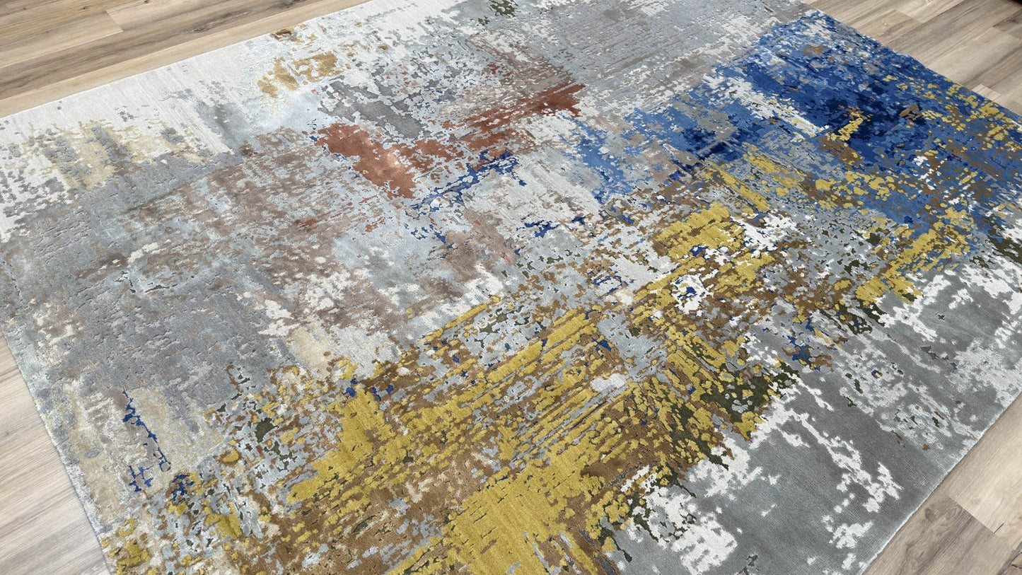 Abstract Modern 8'2"x10'0" Area Rug