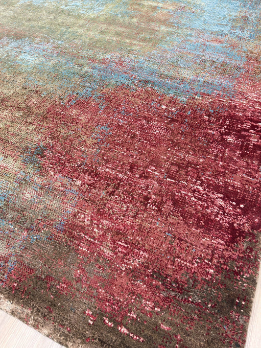 Abstract Modern 9'2"x12'0" Area Rug