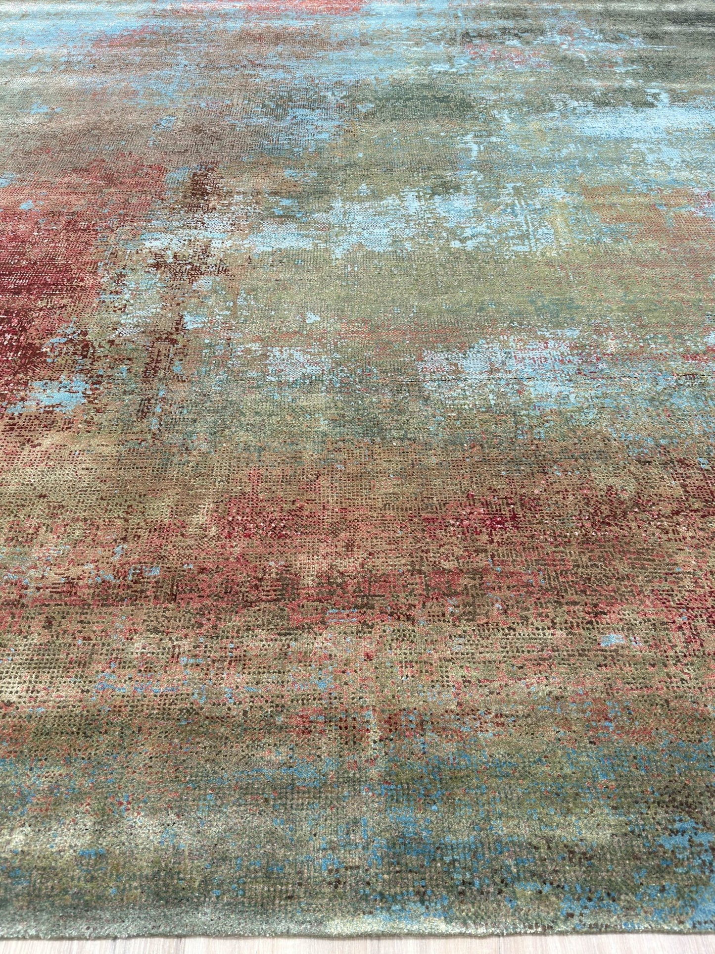 Abstract Modern 9'2"x12'0" Area Rug