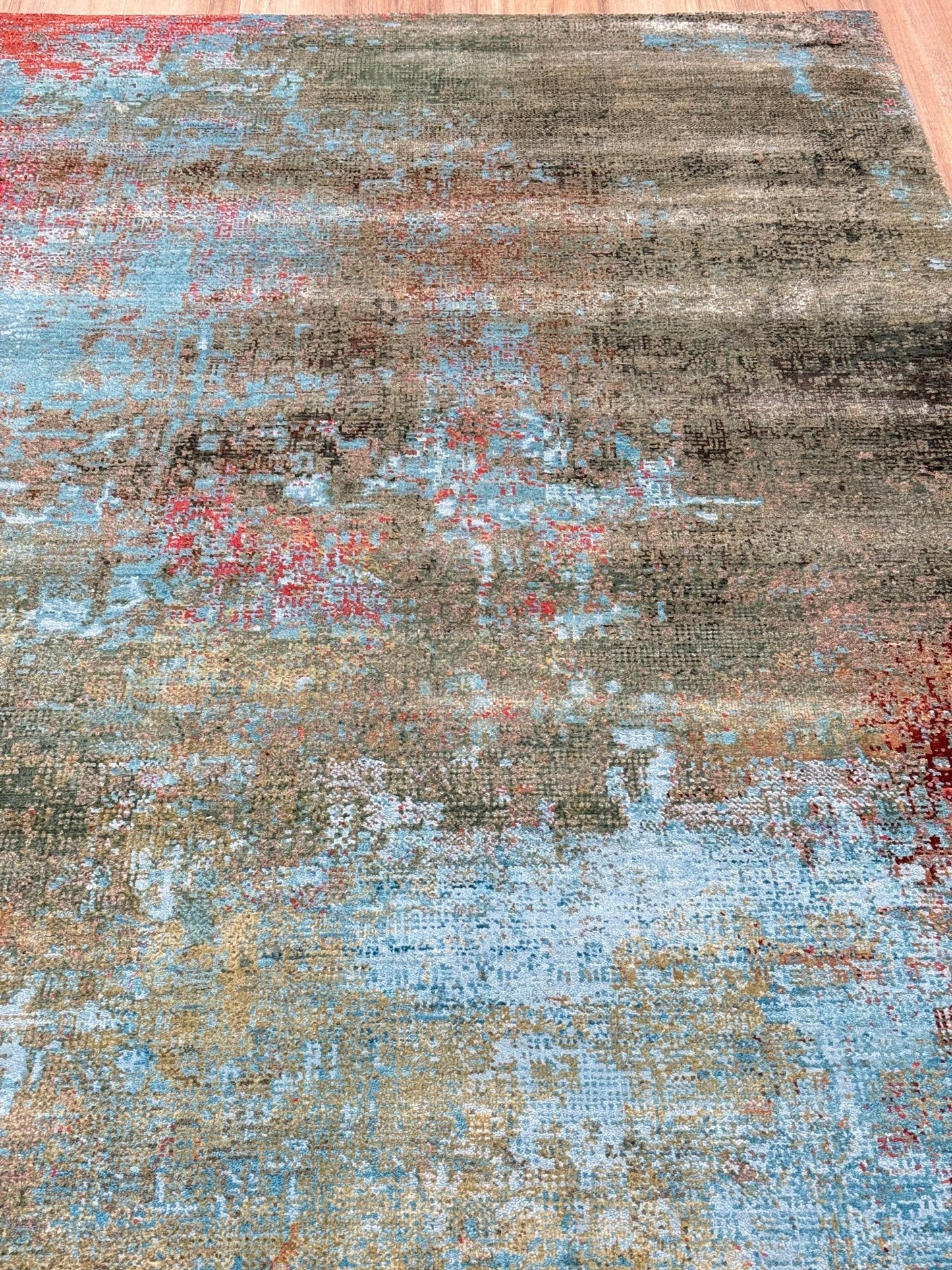 Abstract Modern 9'2"x12'0" Area Rug