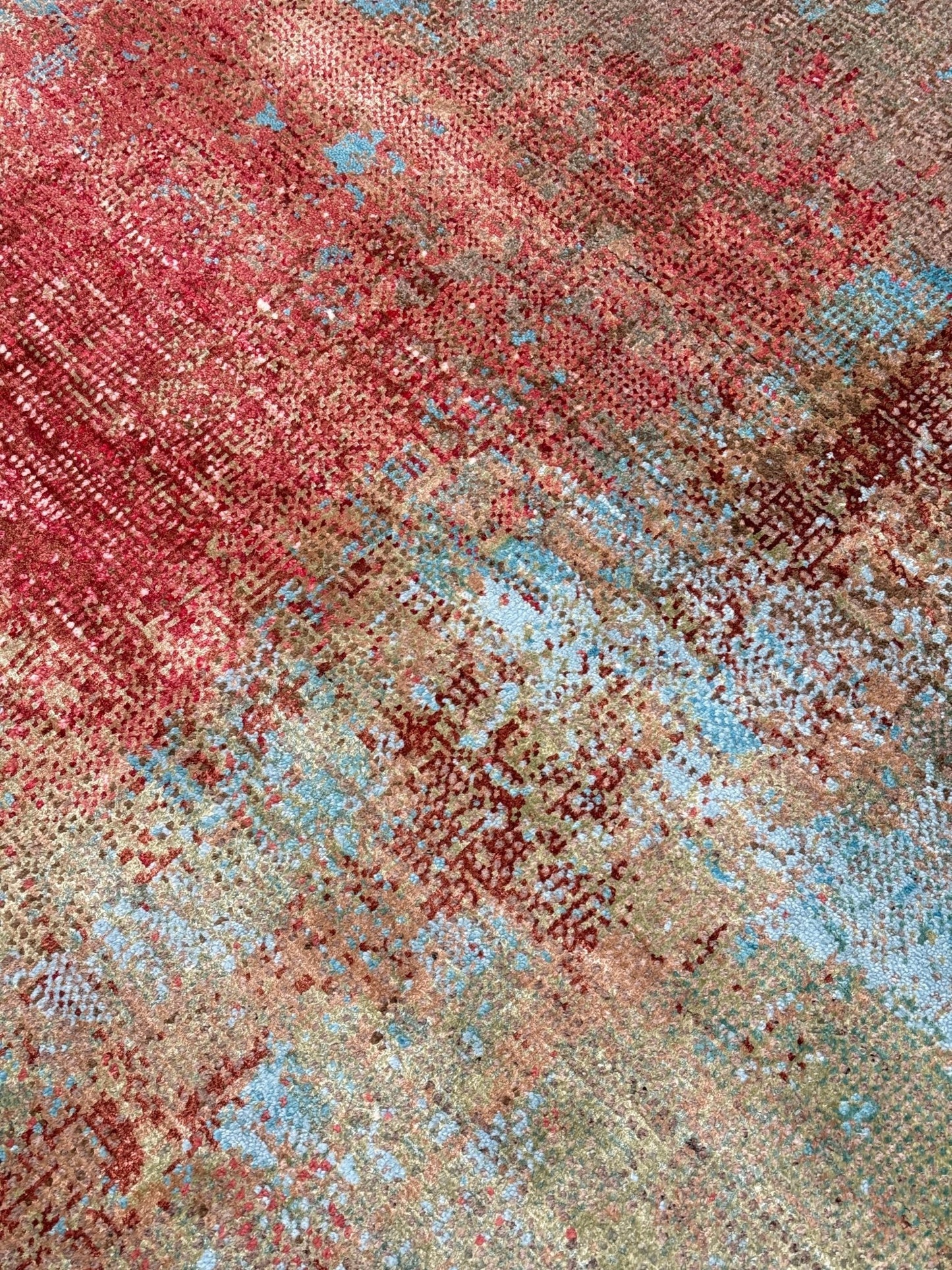 Abstract Modern 9'2"x12'0" Area Rug