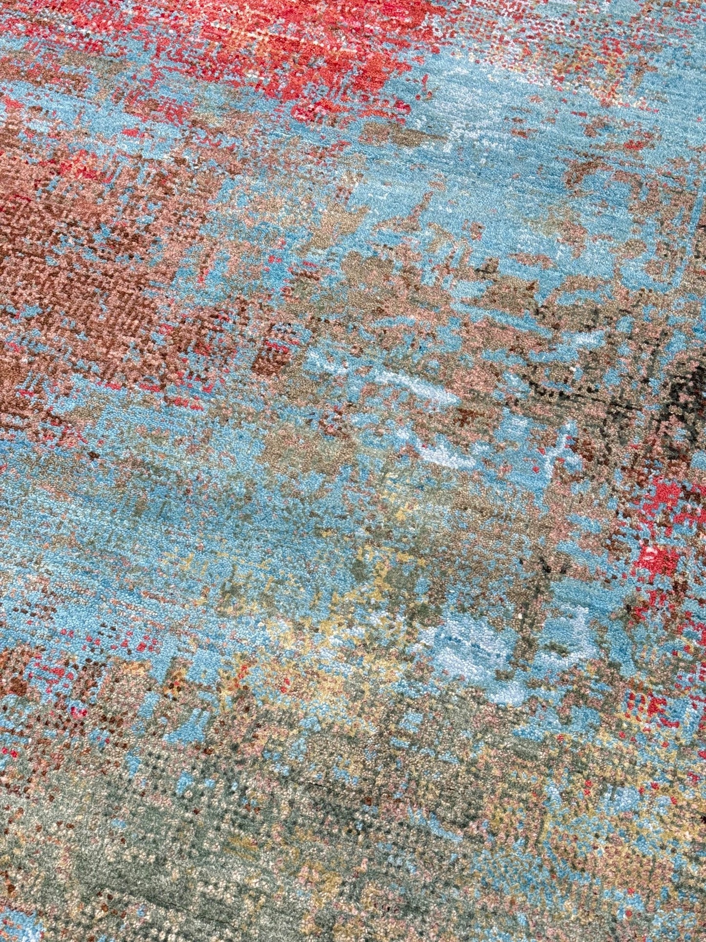 Abstract Modern 9'2"x12'0" Area Rug