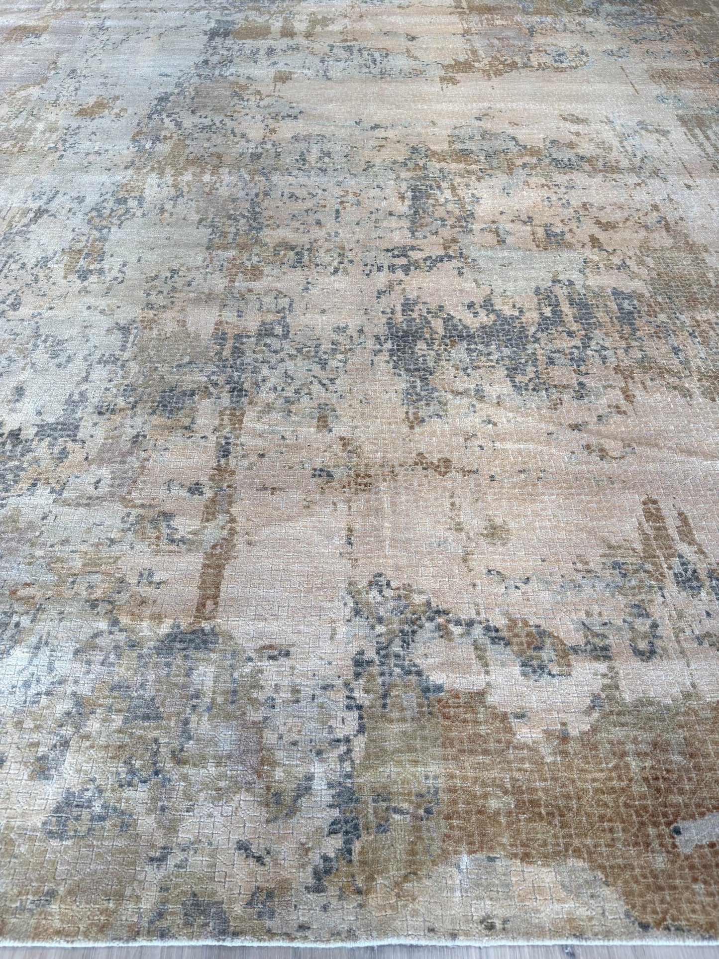 Abstract Modern 12'0"x15'0" Area Rug