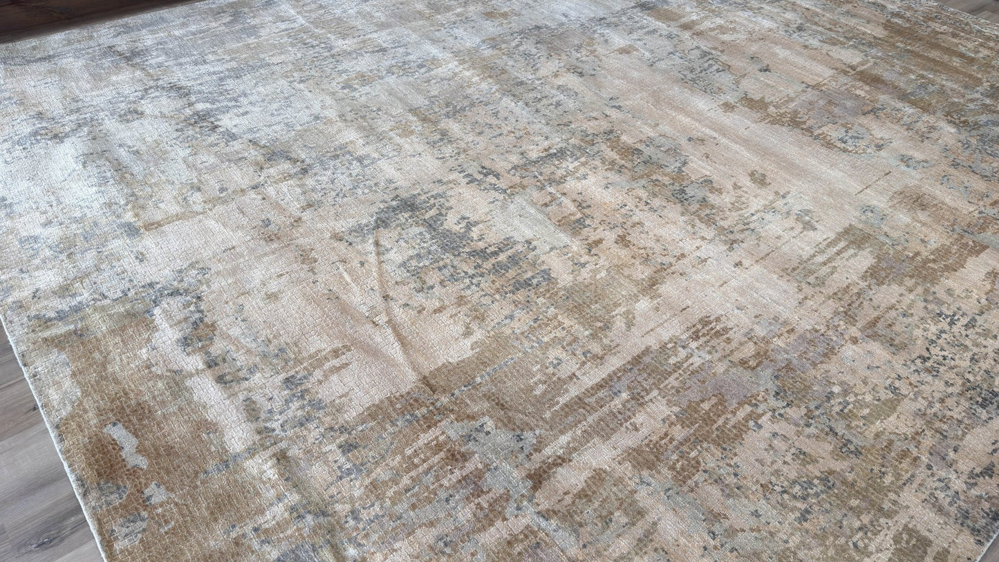 Abstract Modern 12'0"x15'0" Area Rug