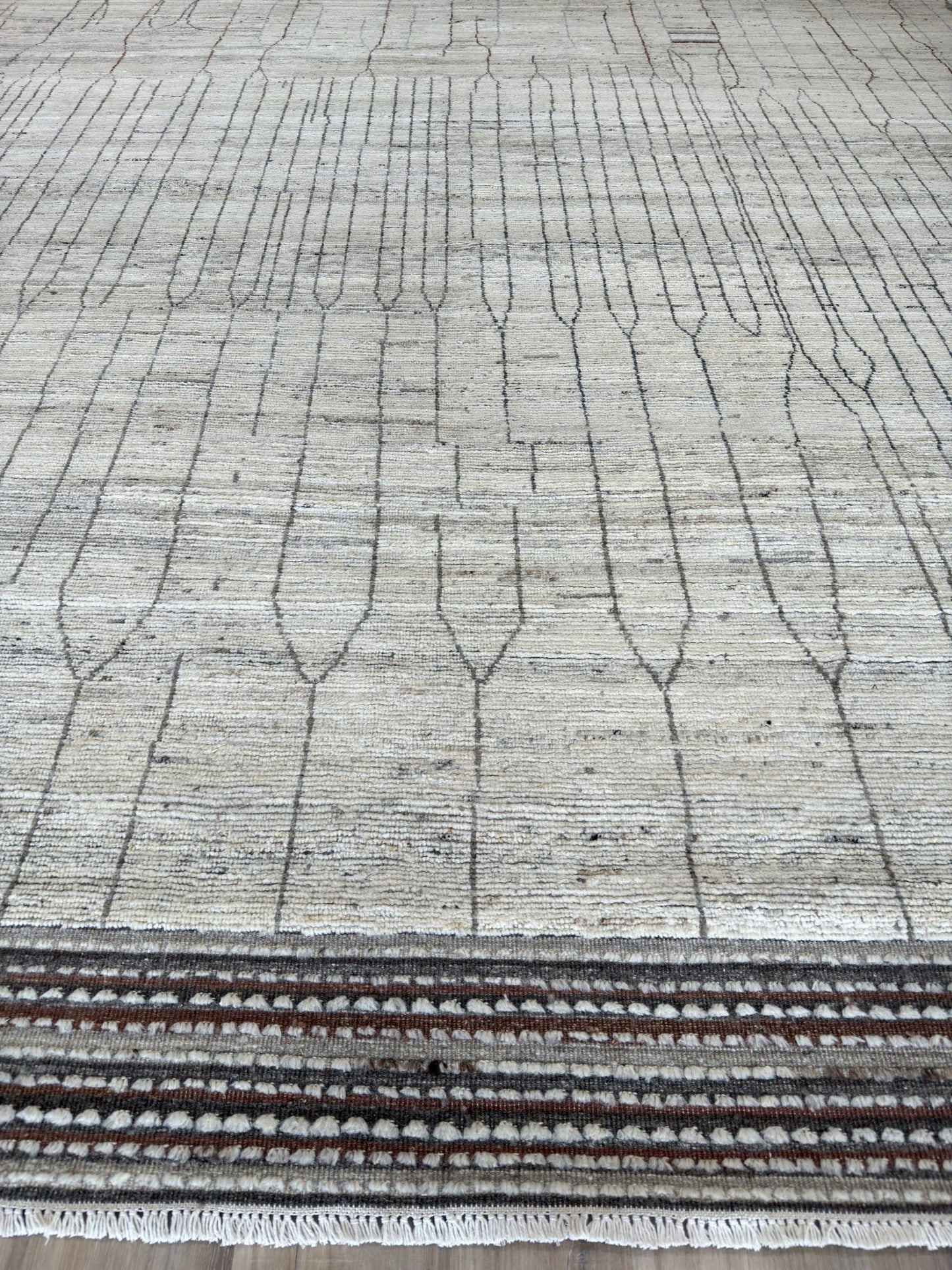 Moroccan Style 12'3"x14'11" Area Rug