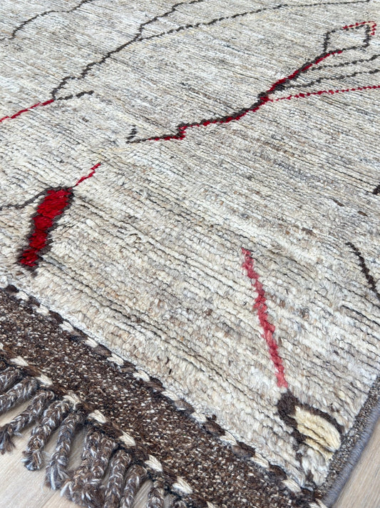 Moroccan Style 5'0"x7'0" Area Rug