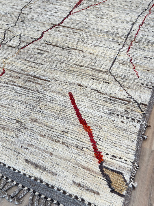 Moroccan Style 8'0"x11'0" Area Rug