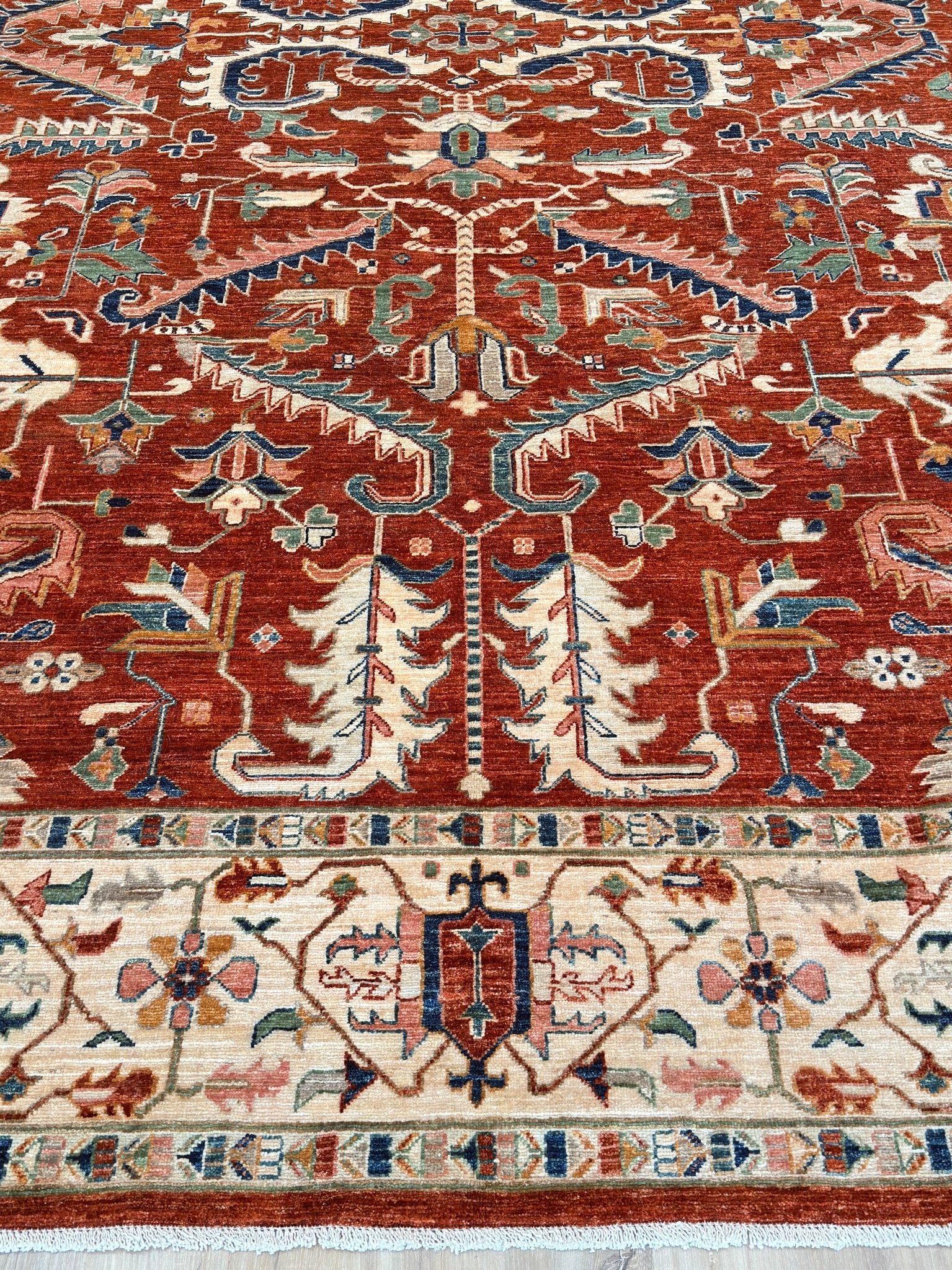 Transitional Serapi 10'0"x14'0" Area Rug