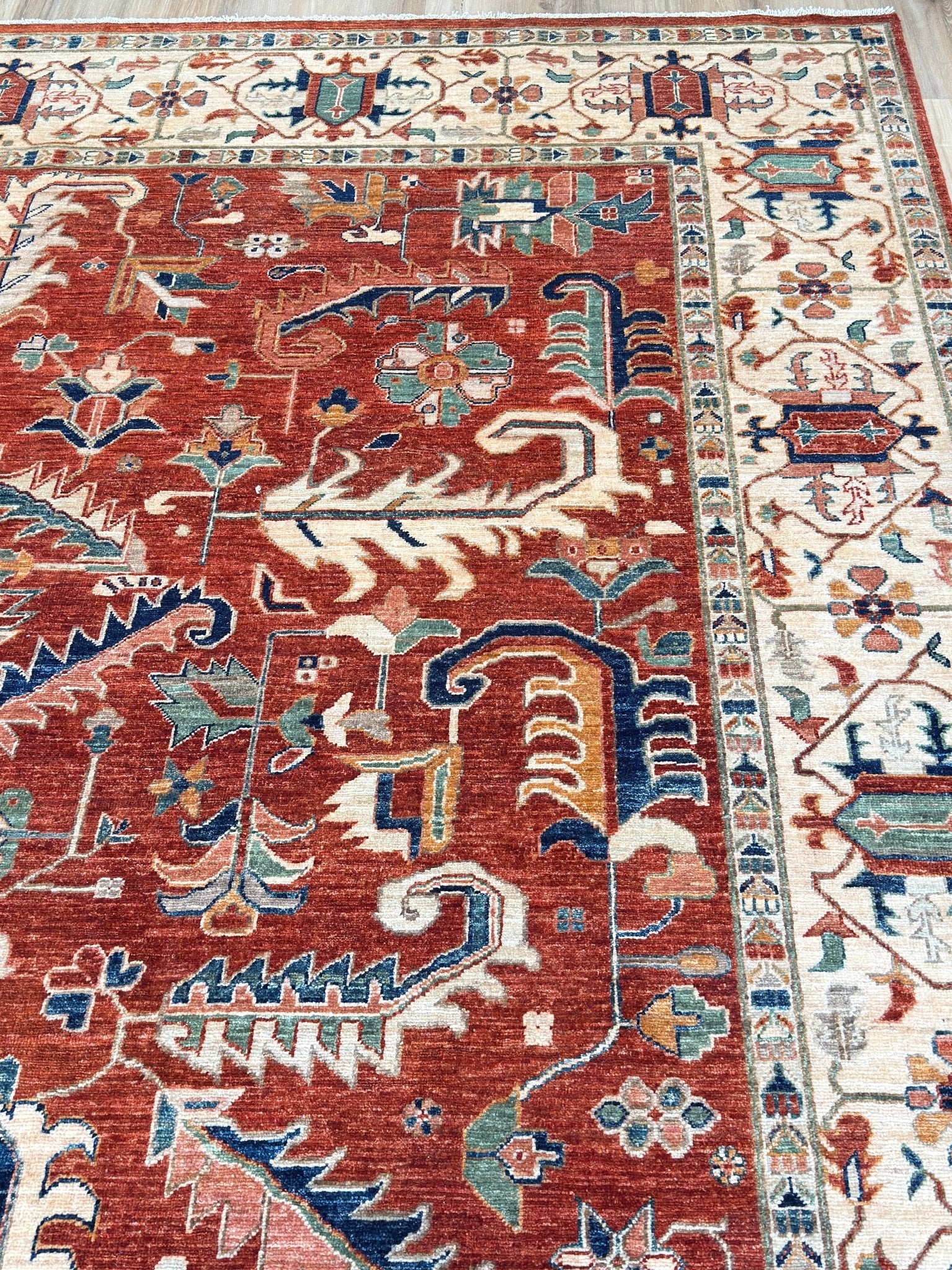 Transitional Serapi 10'0"x14'0" Area Rug