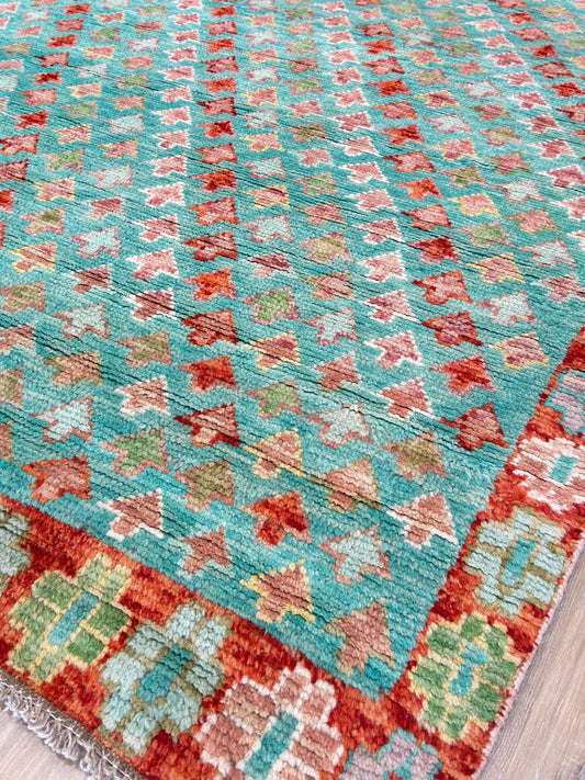 Tribal Style 5'1"x6'11" Area Rug