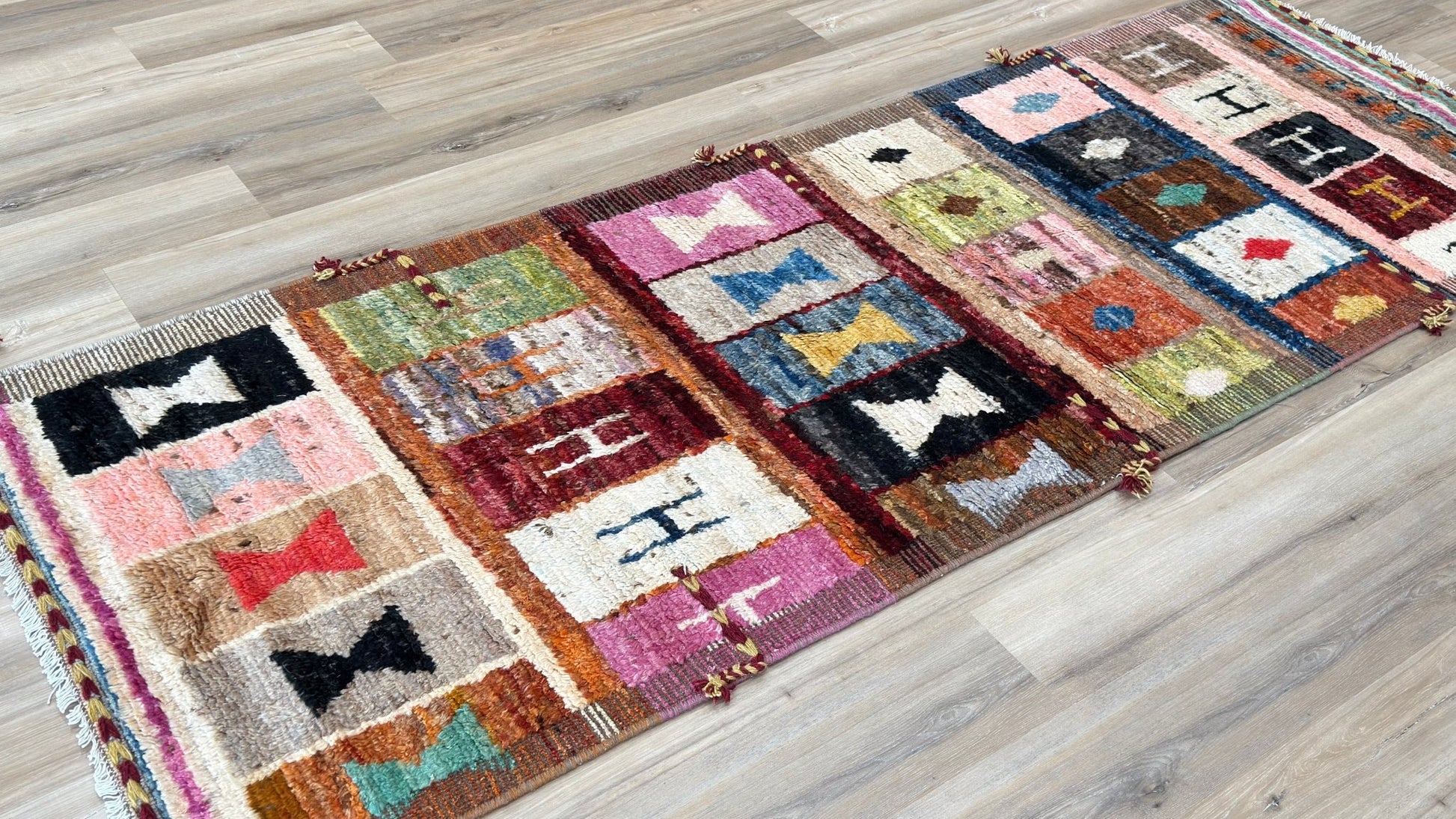 Moroccan Style 3'5"x9'2" Area Rug