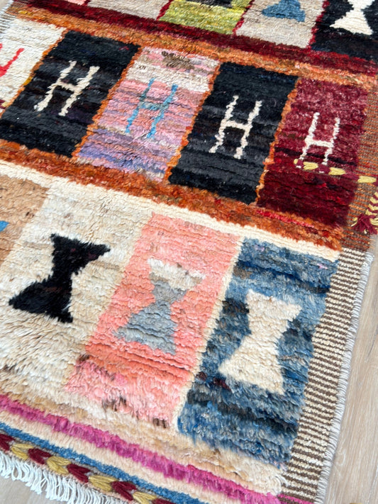 Moroccan Style 3'3"x9'3" Area Rug