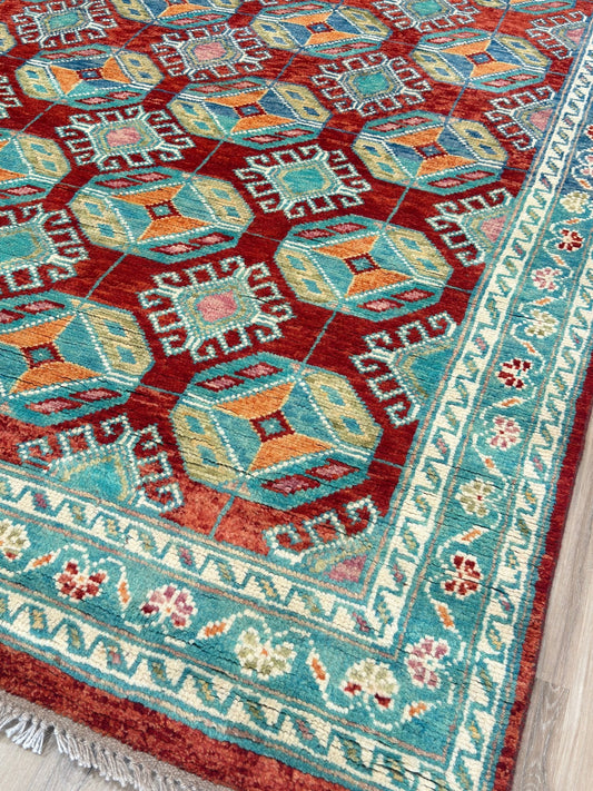 Tribal Boukhara 8'4"x9'7" Area Rug