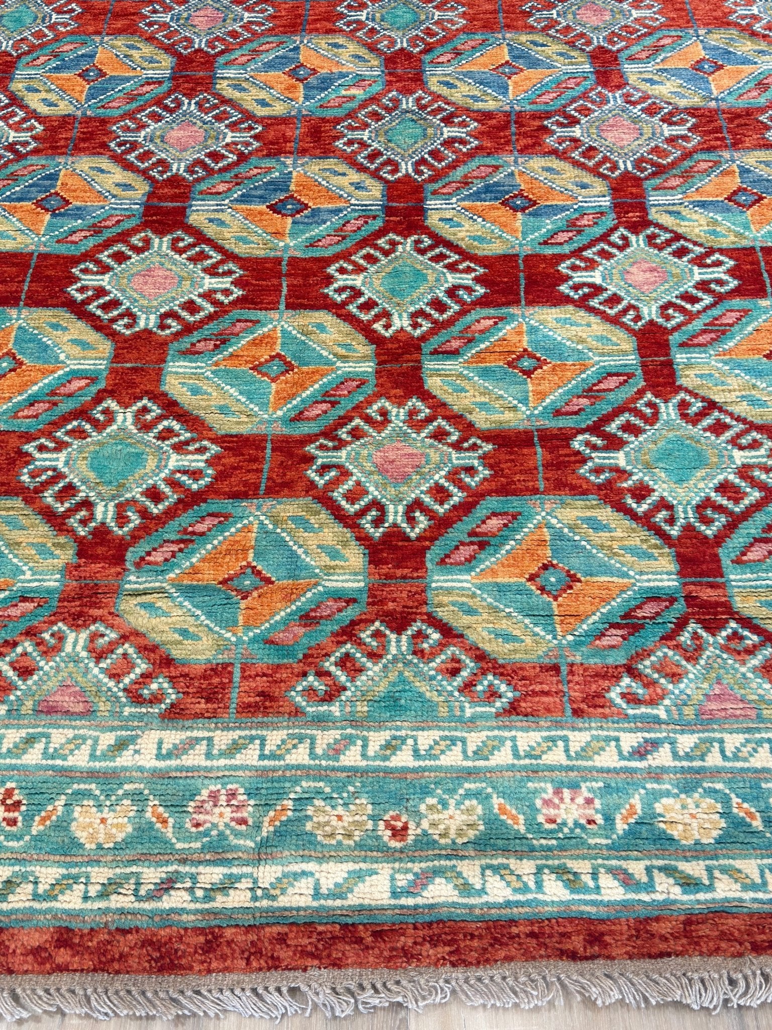 Tribal Boukhara 8'4"x9'7" Area Rug