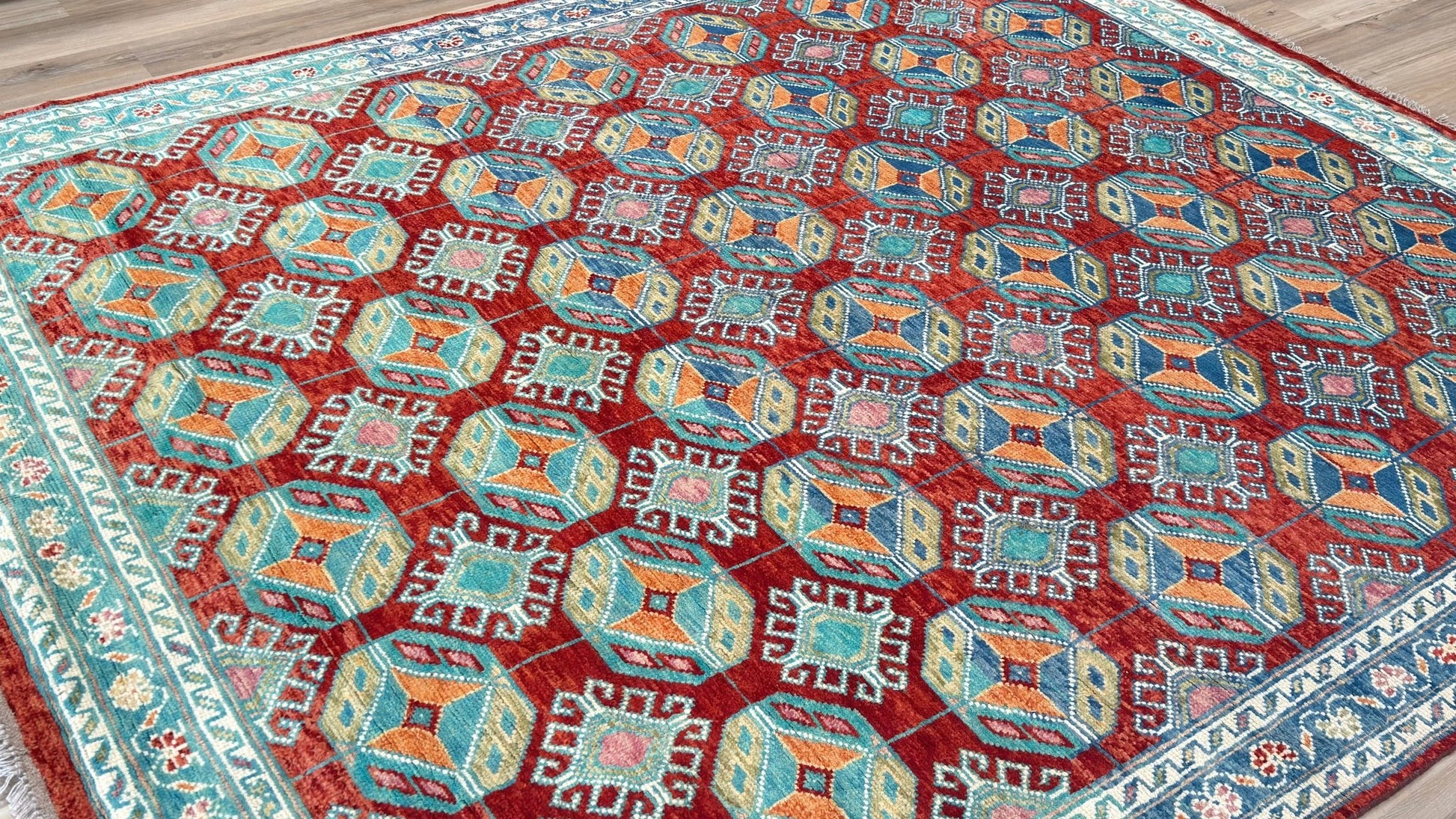 Tribal Boukhara 8'4"x9'7" Area Rug