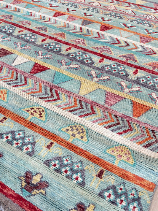 Tribal Style 9'0"x12'0" Area Rug