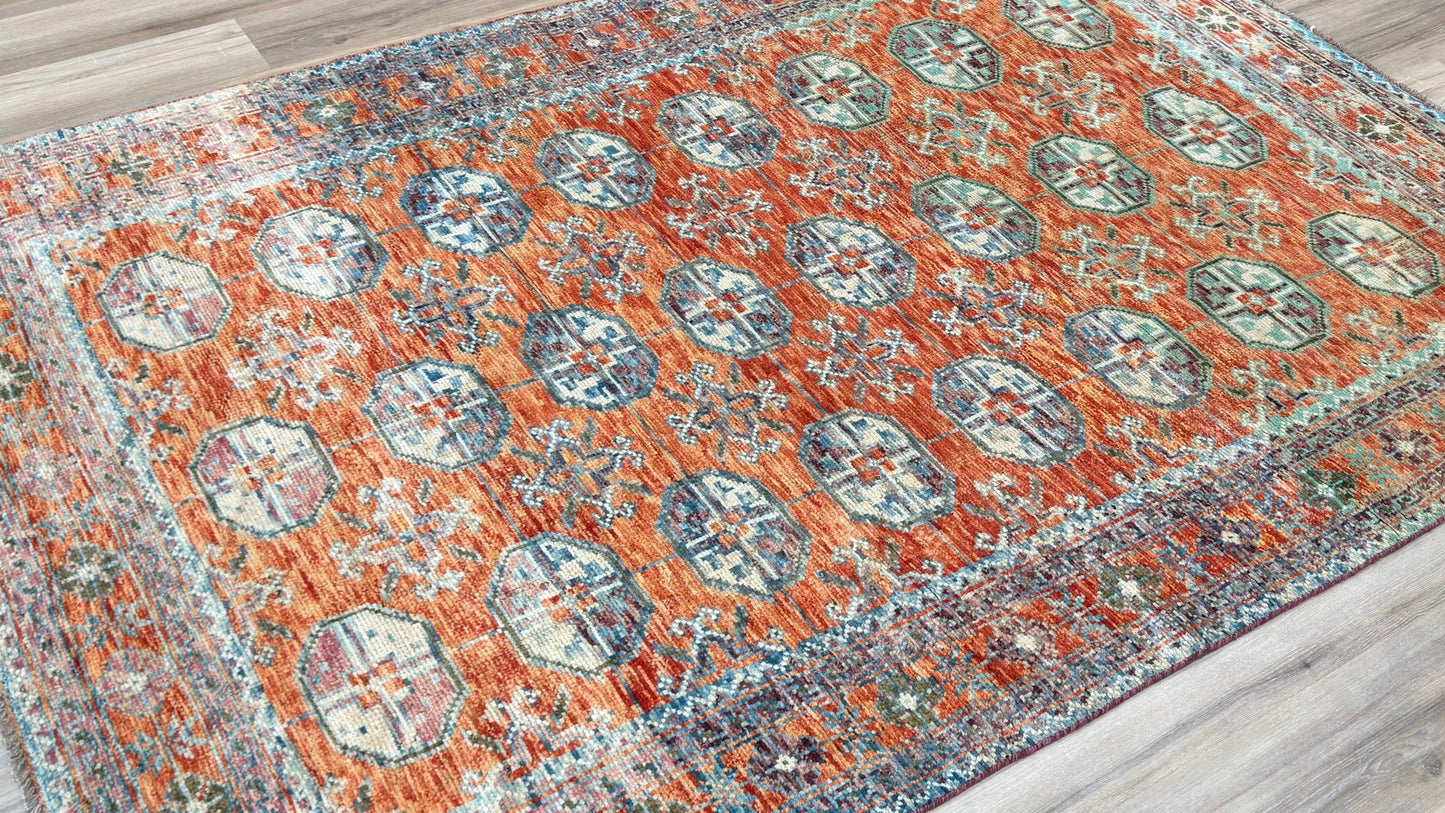 Tribal Boukhara 5'1"x6'4" Area Rug