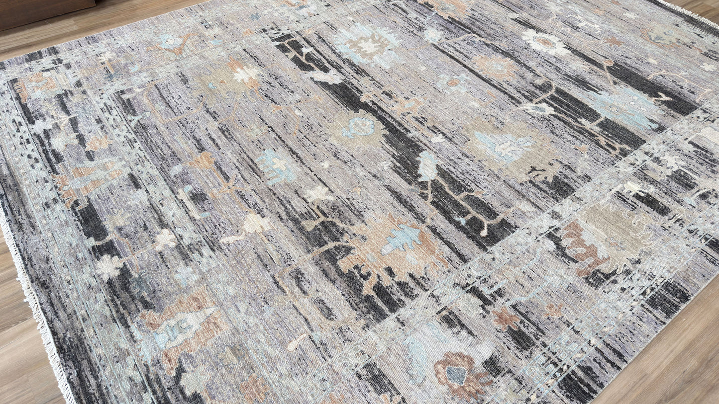 Vintage Look Oushak 9'1"x12'0"