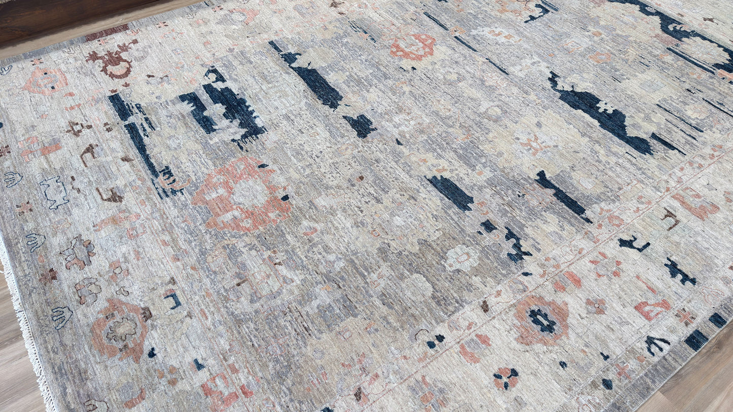 Vintage Look Oushak 9'11"x14'1"