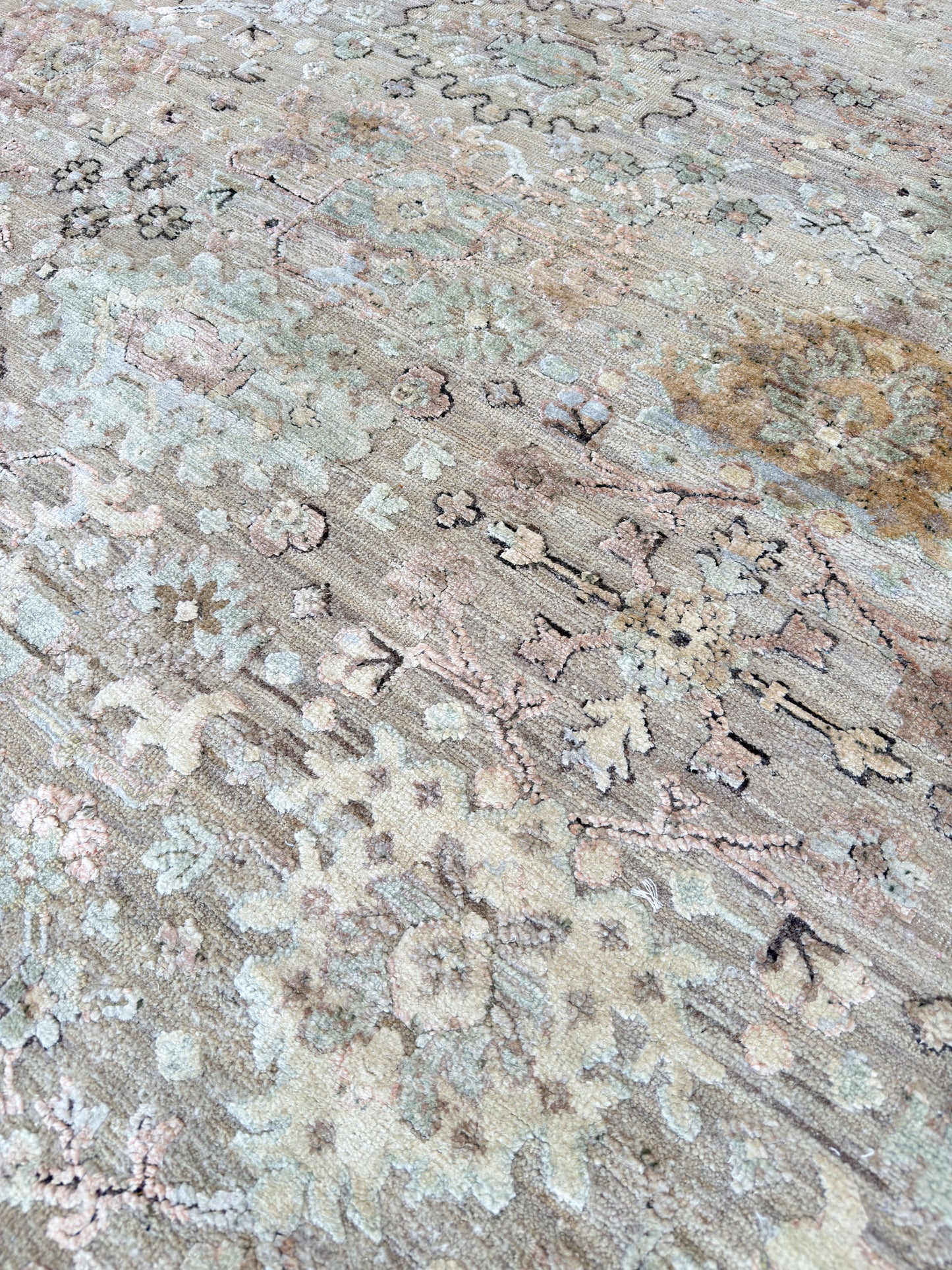 Vintage Look Oushak 10'1"x14'1"