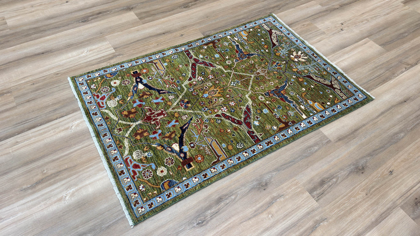 Transitional Bijar 3'3"x4'11"