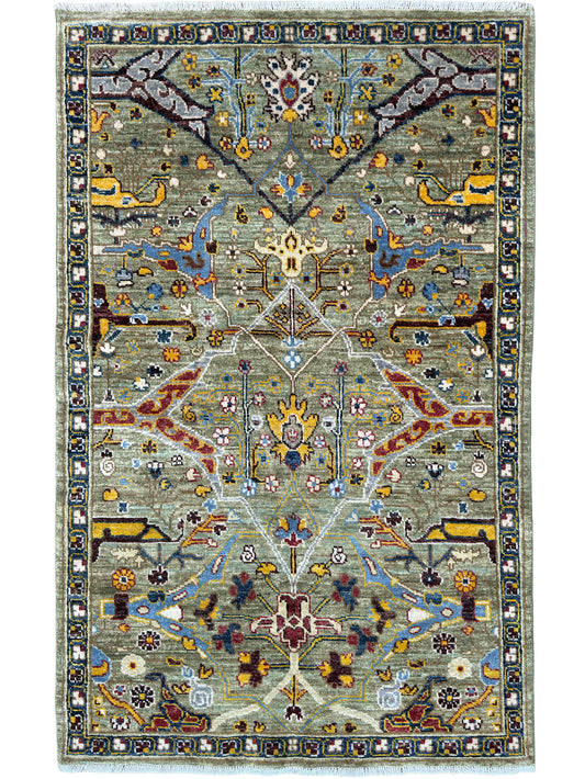 Transitional Bijar 3'3"x4'10"