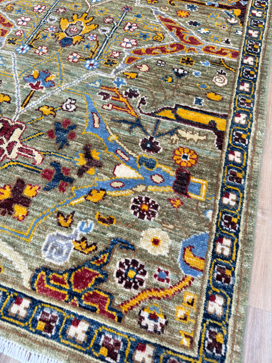 Transitional Bijar 3'3"x4'10"