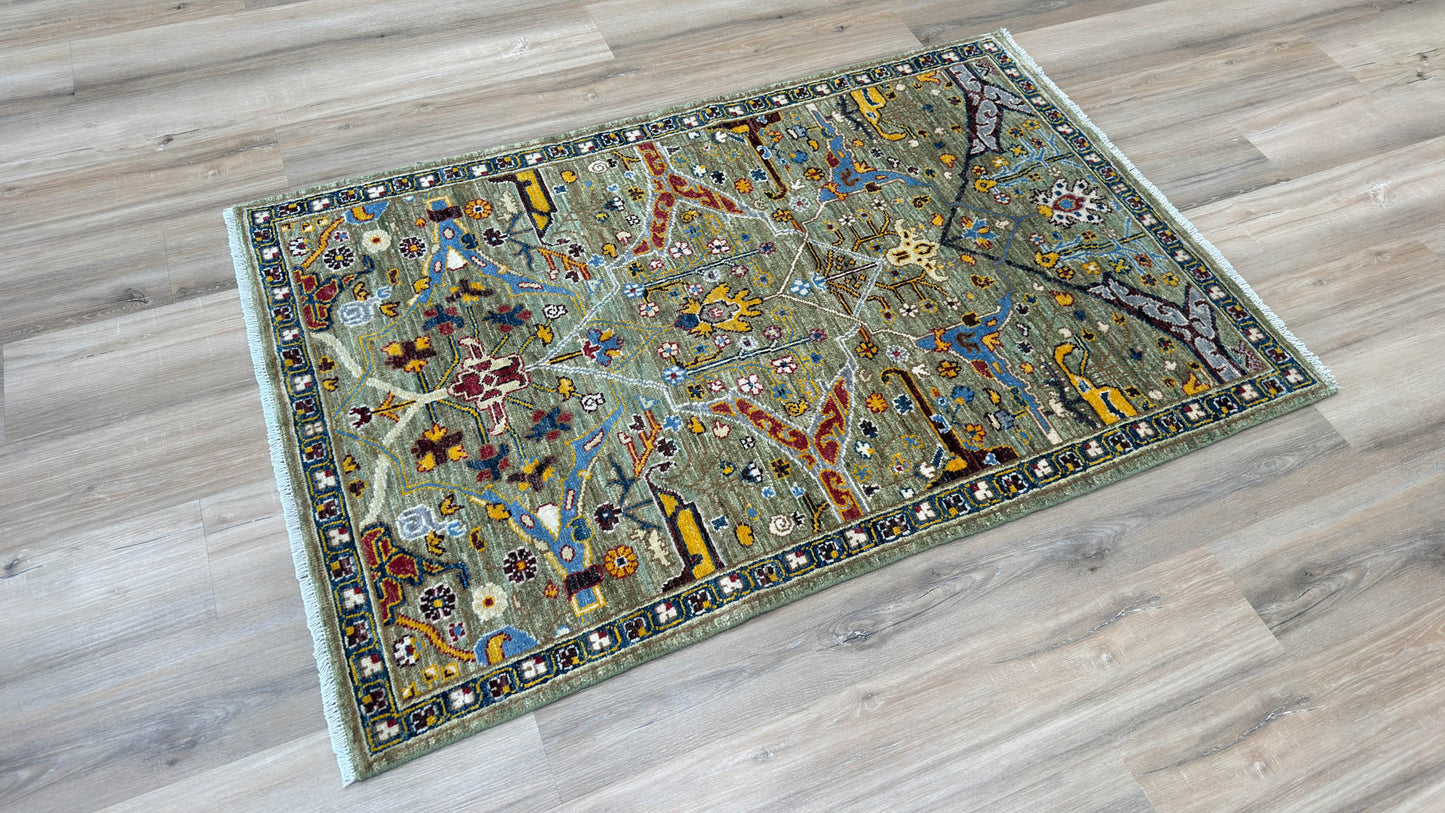 Transitional Bijar 3'3"x4'10"