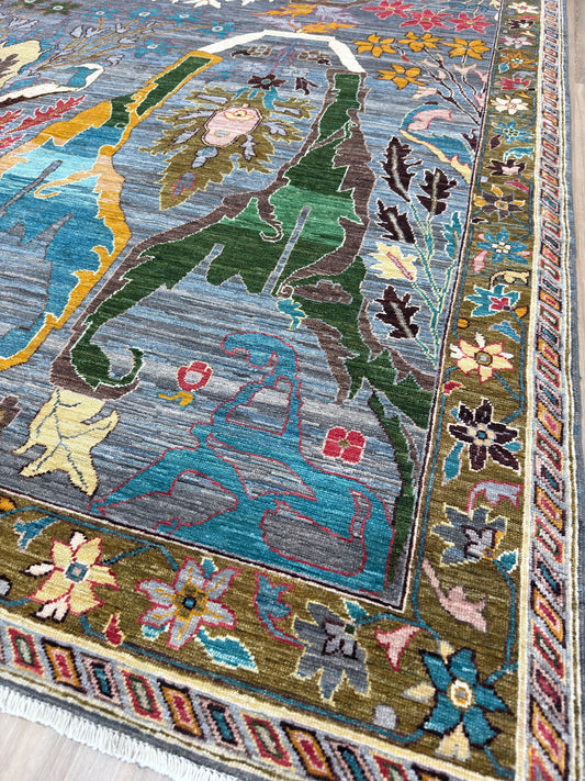 Vintage Look Bijar 8'0"x9'7"