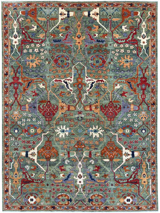 Transitional Bijar 9'1"x11'9"