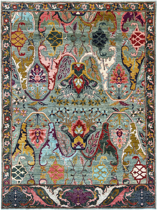 Transitional Bijar 9'2"x11'10"