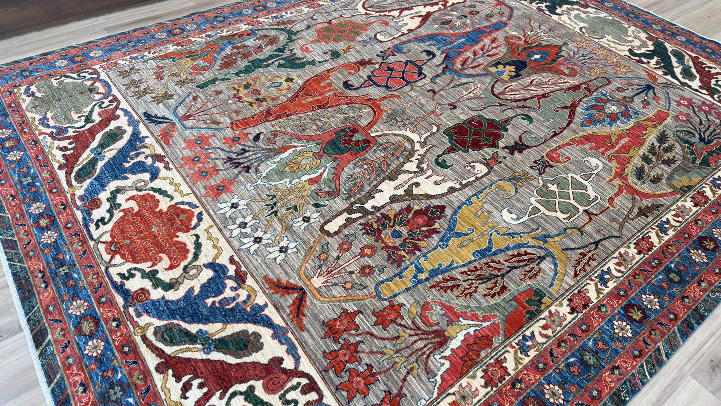 Transitional Bijar 9'1"x11'10"