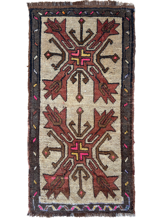 Turkish Vintage 1'10"x3'5"