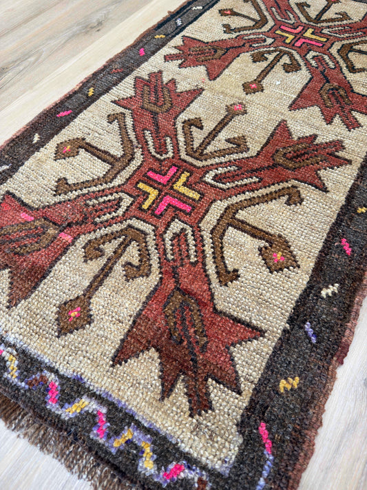 Turkish Vintage 1'10"x3'5"