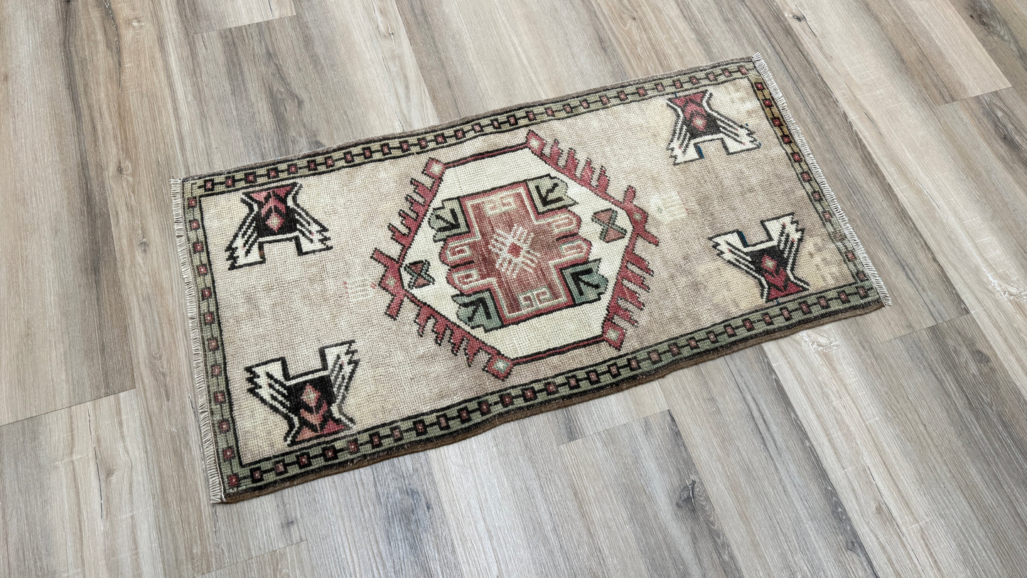 Turkish Vintage 1'10"x3'6"