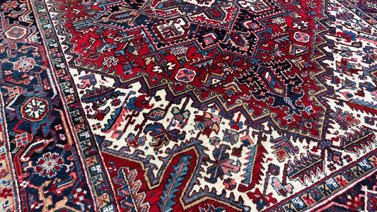 Persian Heriz 7'10"x10'1" Area Rug