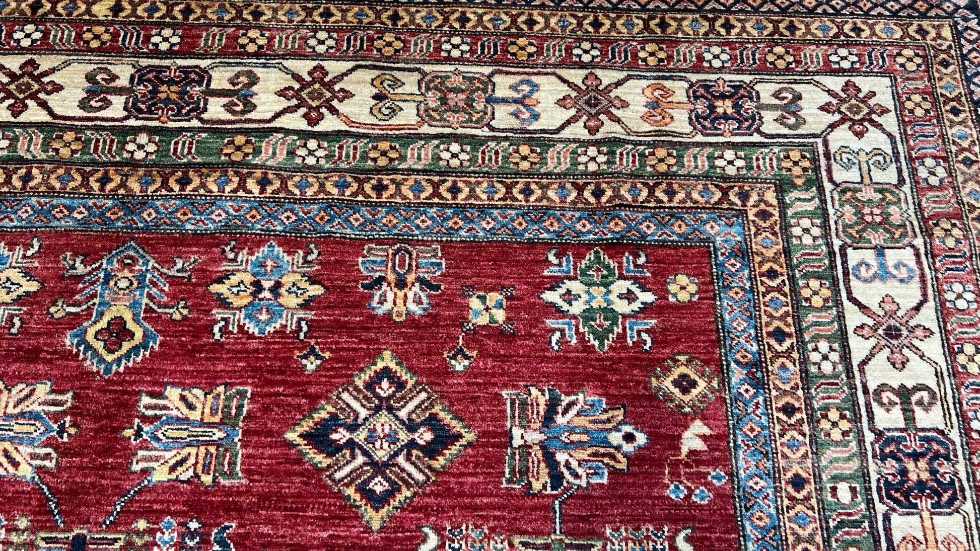 Transitional Kazak 7'9"x10'1" - Wooden Looms Rug Gallery