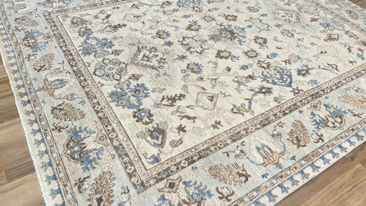 Floral Oushak 7'11"x9'11" Area Rug
