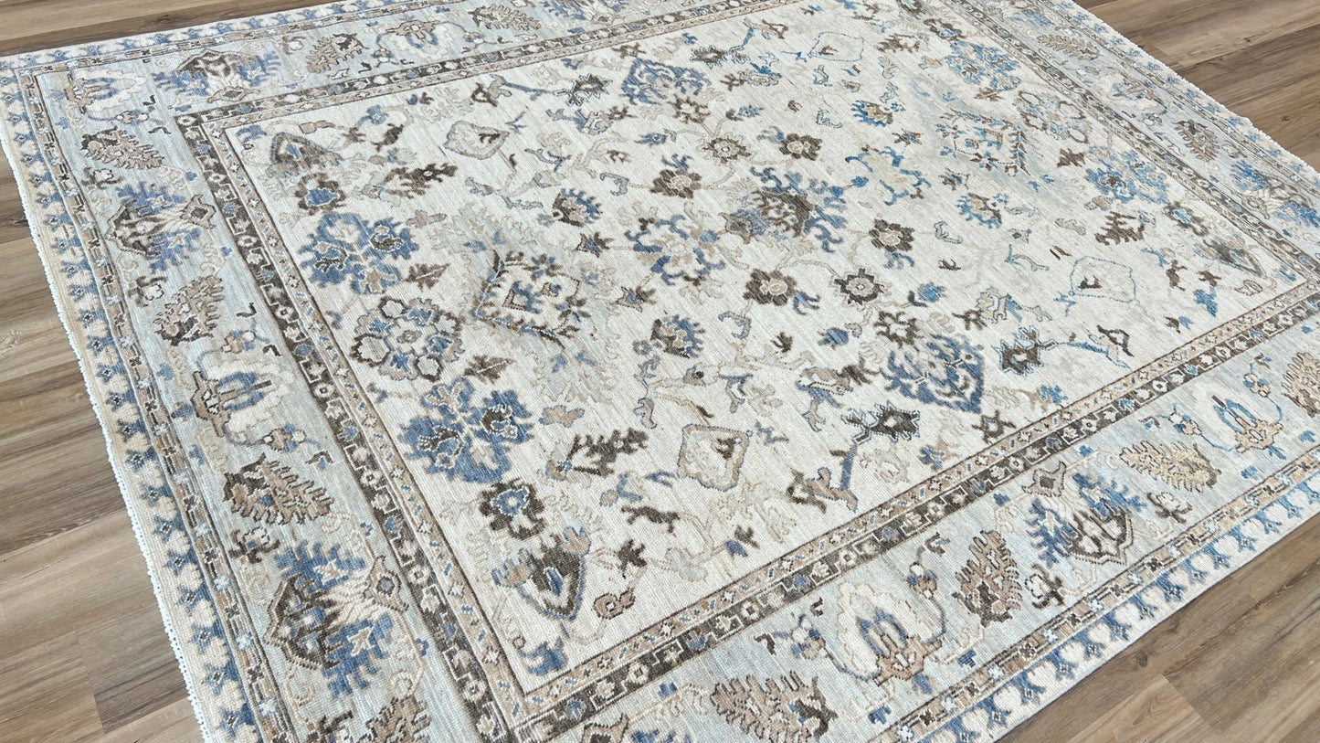 Floral Oushak 7'11"x9'11" Area Rug