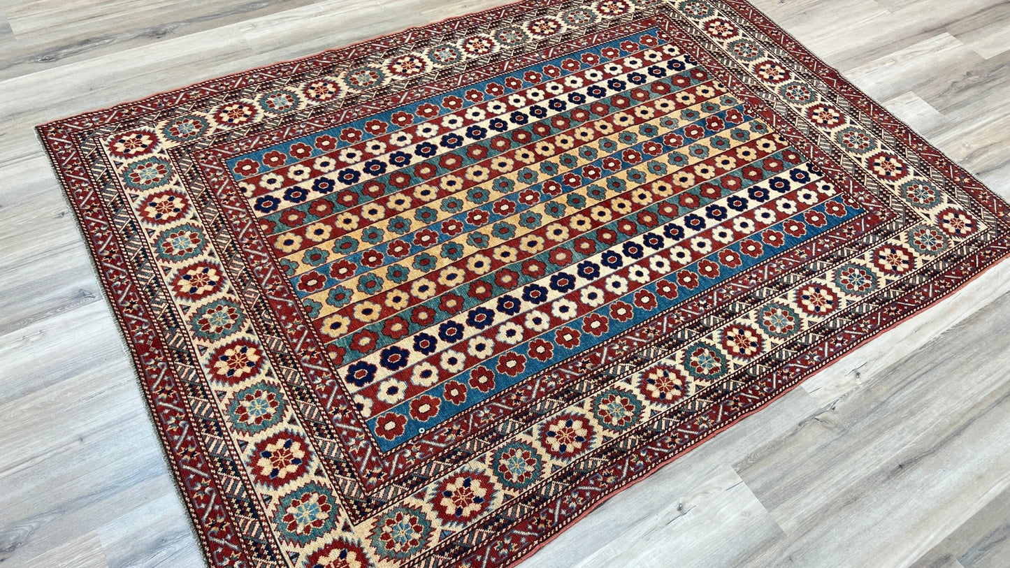 Geometric Kazak 5'6"x7'11"