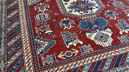 Geometric Kazak 5'2"x6'1"