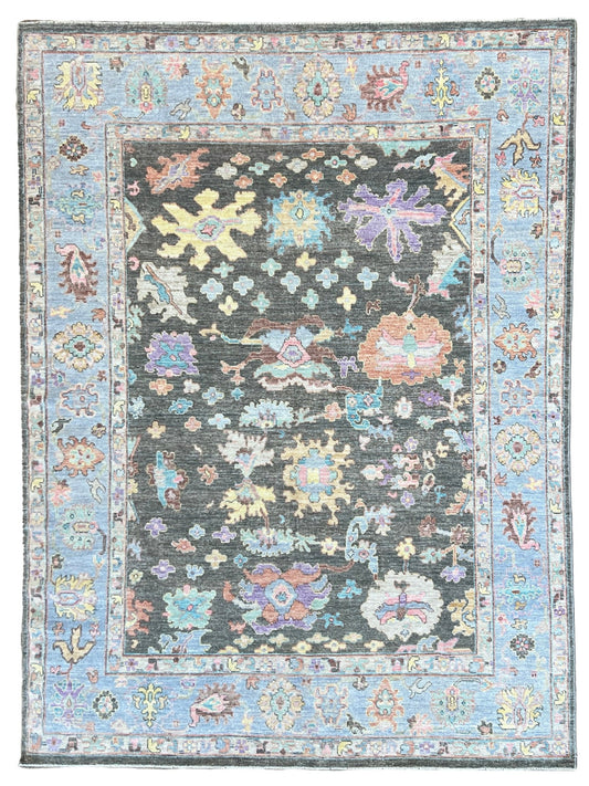 Floral Oushak 7'11"x10'1" Area Rug